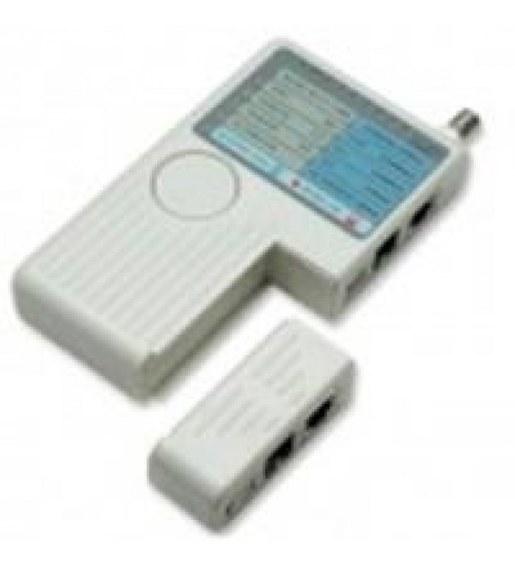 PROBADOR DE CABLE DE RED INTELLINET 4-EN-1 RJ11 / RJ45 / USB / BNC