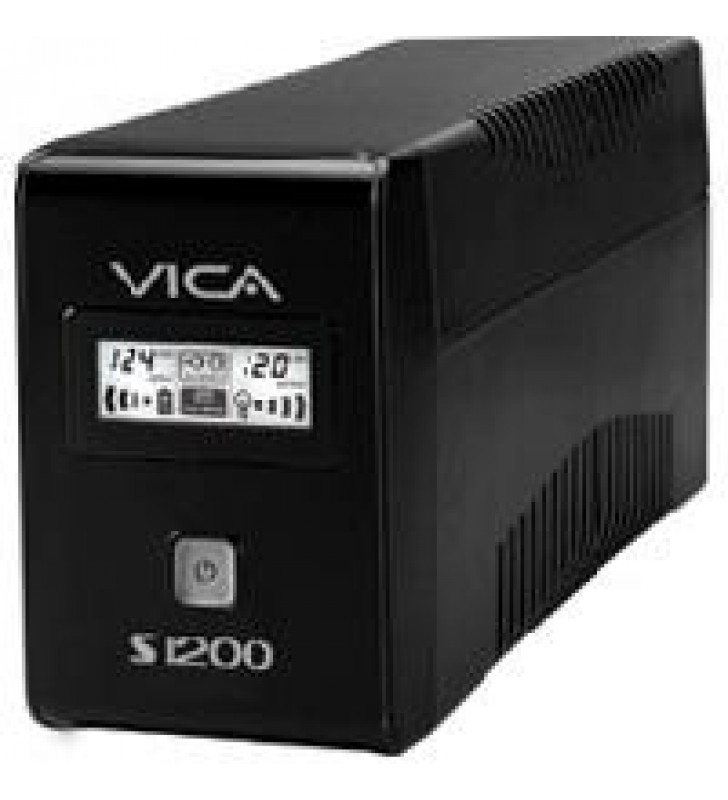 NO BREAK VICA 1200VA/600W 6 CONTACTOS CON RESPALDO Y REGULADOS 3 ANOS DE GARANTIA