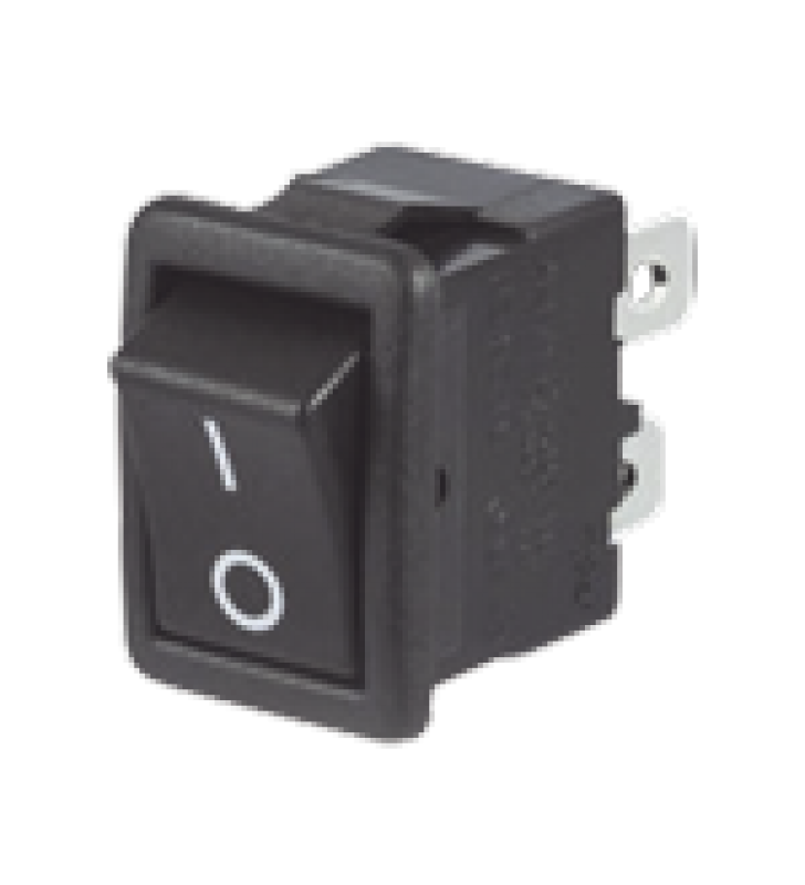 INTERRUPTOR ROCKER DPST ON-OFF,  250 VCA.,10 AMP.,