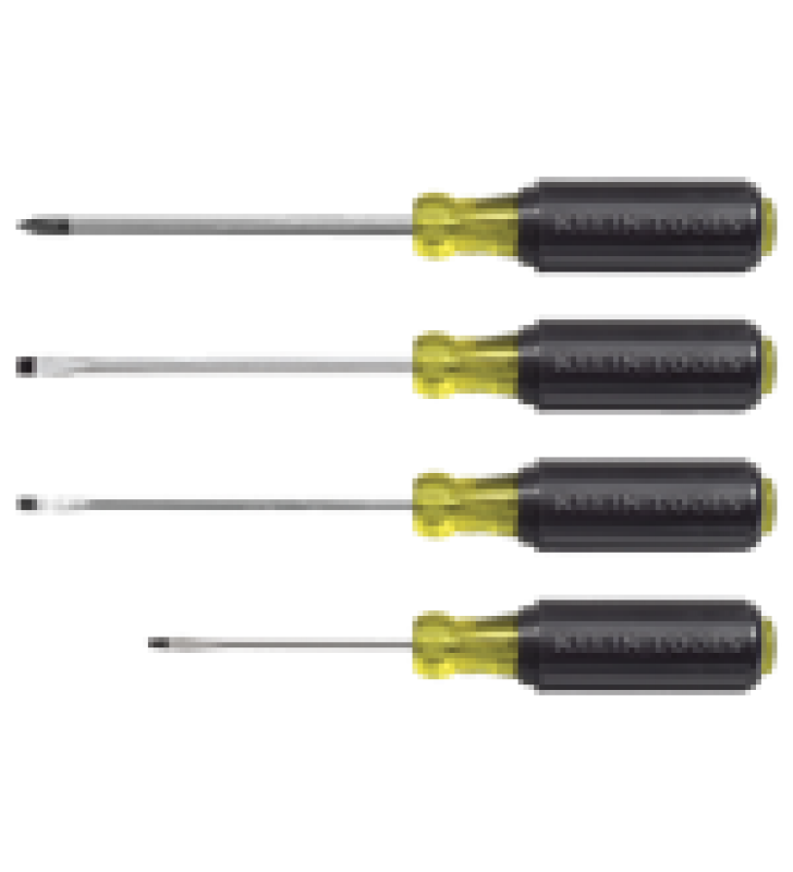 JUEGO DE DESARMADORES MINIATURA DE PUNTA RANURADA Y PHILLIPS DE 4 PIEZAS