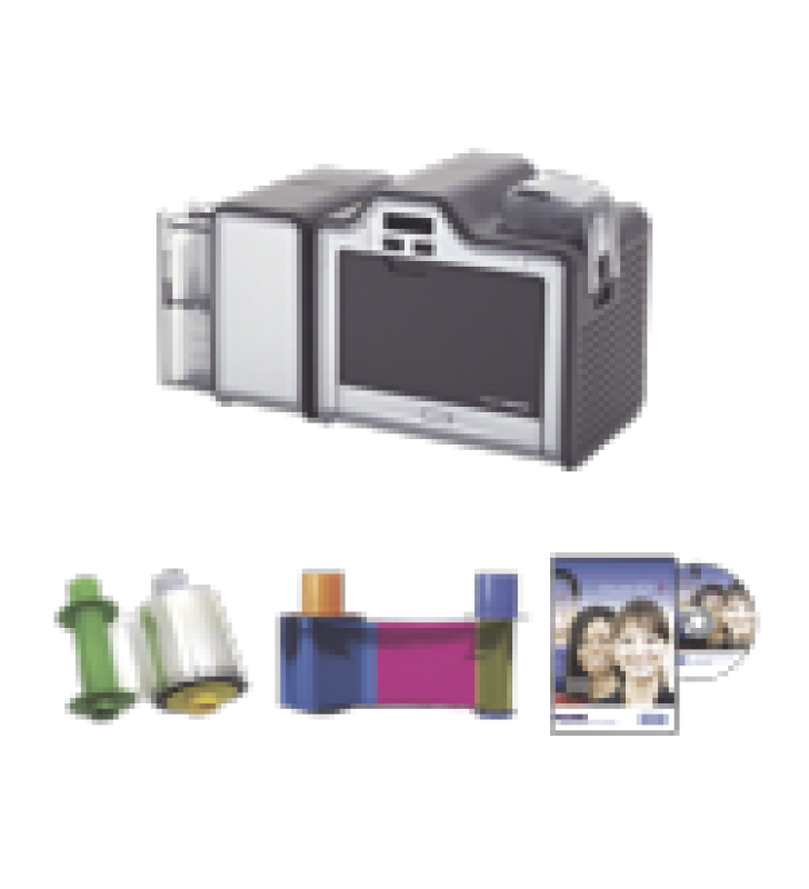 KIT IMPRESORA RETRANSFERENCIA HDP5000/ UN LADO/ INCLUYE RIBBON, FILM Y SOFTWARE/ 3 ANOS GARANTIA