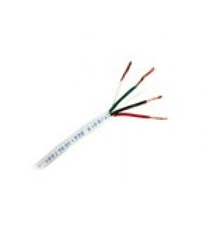 BOBINA DE 305 METROS / CABLE DE COBRE / 4 X 18 AWG / TIPO ALARMAS UL / PARA INTERIOR / COLOR BLANCO / PARA APLICACIONES DE ALARMAS DE INTRUSION / INTERFONOS / TV PORTEROS / Y MULTI-PROPOSITO / HECHO EN MEXICO BOBINA DE 305 METROS / CABLE DE COBRE / 4 X 18 AWG / TIPO ALARMAS UL / PARA INTERIOR / COLOR BLANCO / PARA APLICACIONES DE ALARMAS DE INTRUSION / INTERFONOS / TV PORTEROS / Y MULTI-PROPOSITO / HECHO EN MEXICO