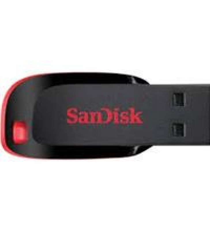 MEMORIA SANDISK 32GB USB 2.0 CRUZER BLADE Z50 NEGRO C/ROJO