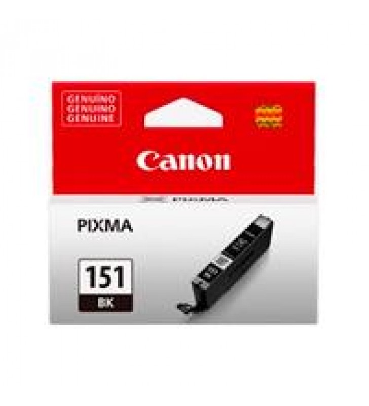 CARTUCHO CANON CLI-151BK  NEGRO RENDIMIENTO APROX 1 645 PAGINAS COMPATIBLE CON MG5410 MG5510 MG5610
