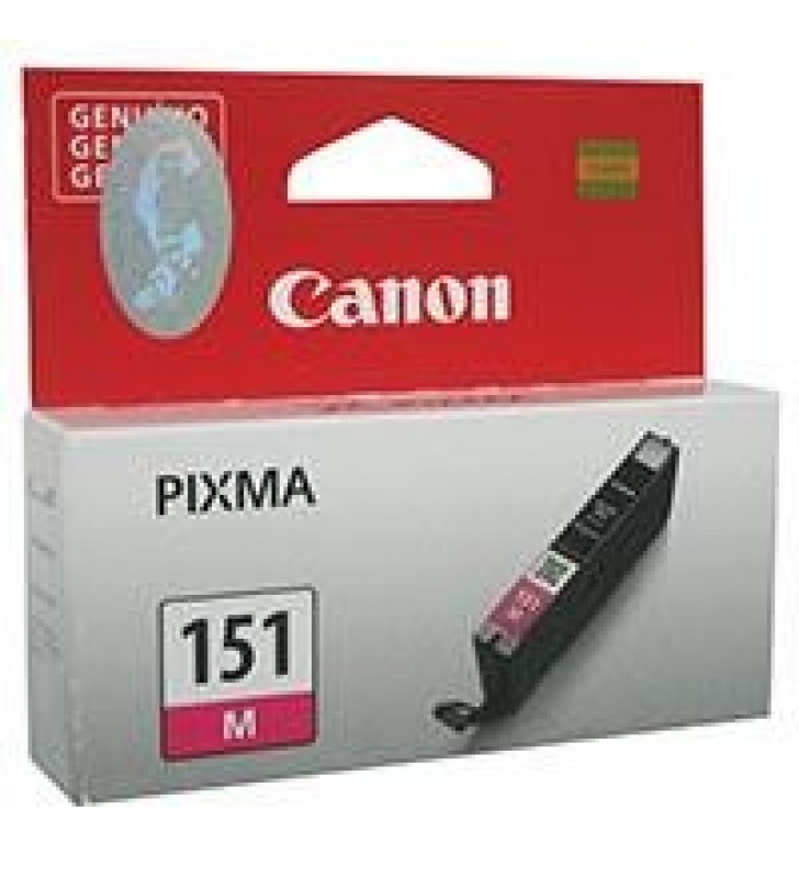 CARTUCHO CANON CLI-151M MAGENTA RENDIMIENTO APROX 327 PAGINAS COMPATIBLE CON MG5410 MG5510 MG5610 MG