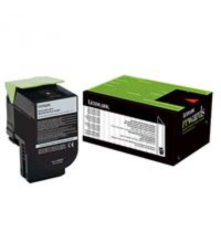TONER LASER LEXMARK / COLOR NEGRO / EXTRA ALTO RENDIMIENTO / 70C8XK0 / HASTA 8000 PAGINAS / 5% DE CO