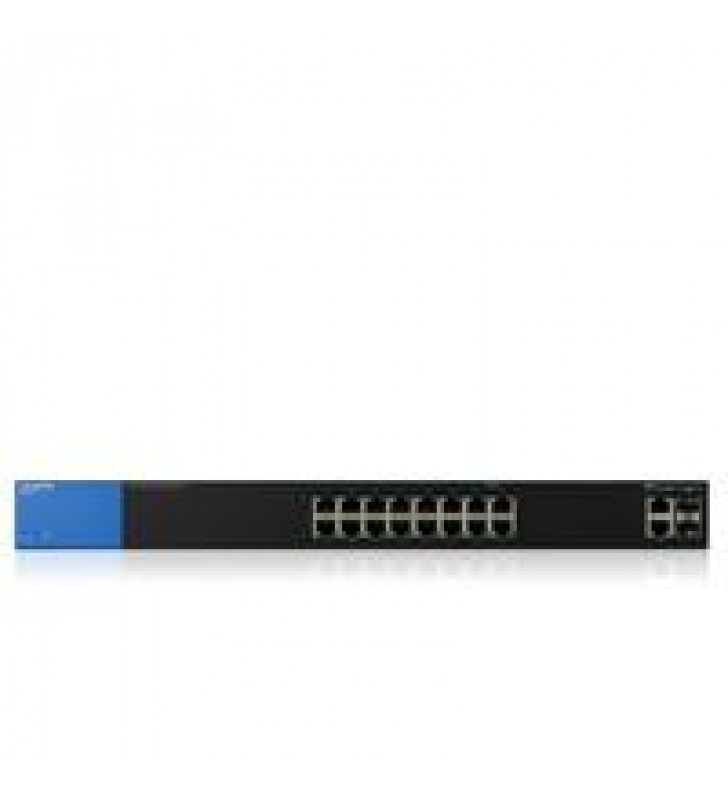 SWITCH LINKSYS  LGS318  16 PUERTOS RJ45 GIGABIT 4 PUERTOS COMBO SFP RJ45 ADMINISTRABLE CAPA 2 SMART