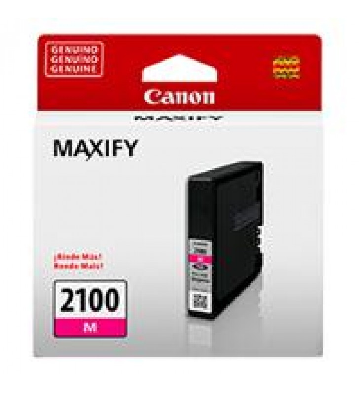 CARTUCHO DE TINTA CANON PGI-1100M MAGENTA P/MAXIFY MB2010 RENDIMIENTO 260PAGINAS