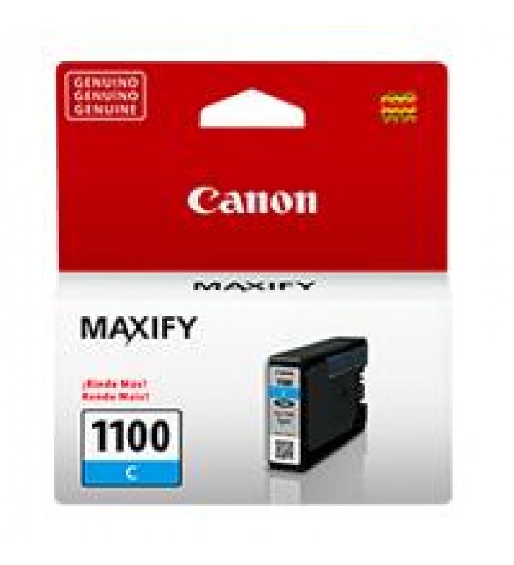CARTUCHO DE TINTA CANON PGI-1100C CIAN P/MAXIFY MB2010 RENDIMIENTO 340 PAGINAS