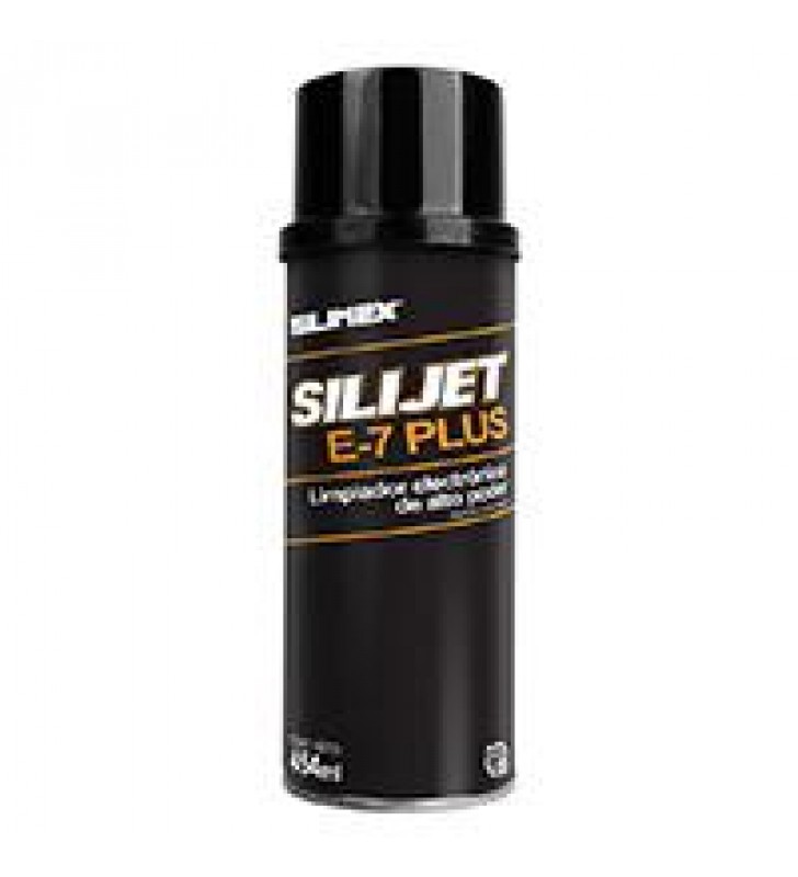 LUBRICANTE LIMPIADOR REPELENTE AL POLVO DIELCTRICO EN AEROSOL SILIJET E7 PLUS ALTO PODER SILIMEX 454