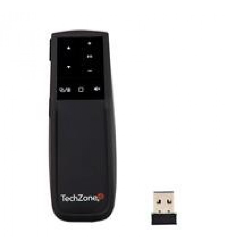 PRESENTADOR TECHZONE TZ16PL03 APUNTADOR LASER  USB  15 METROS  NEGRO