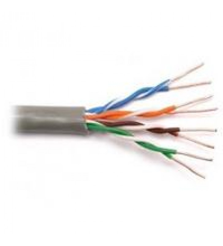 BOBINA UTP CAT5E WAM/ CONDUCTOR CCA/305 MTS/CUBIERTA GRIS