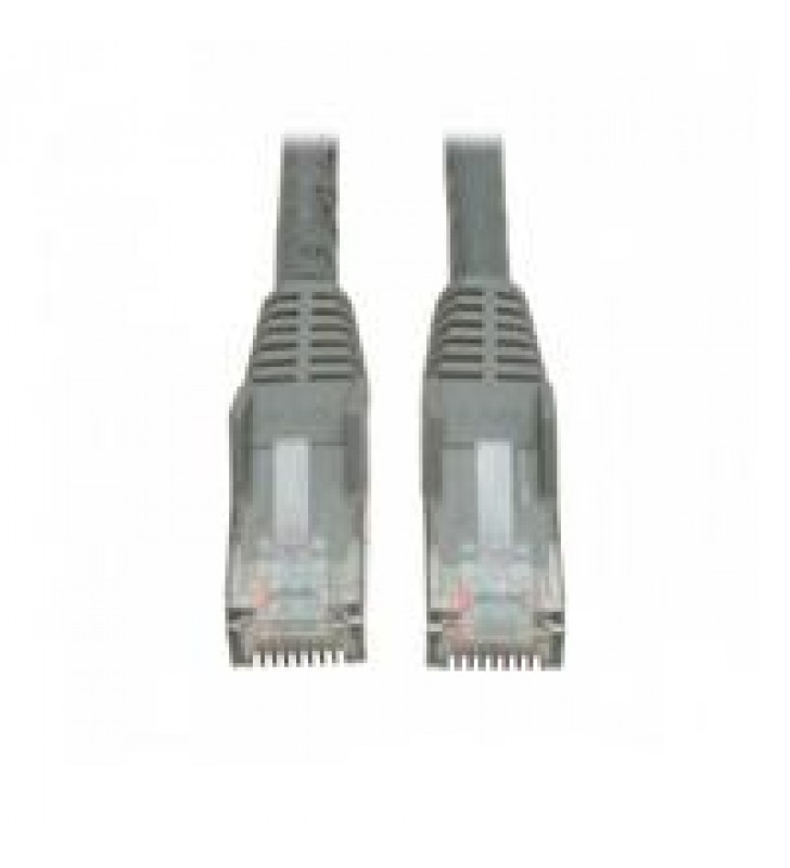 CABLE PATCH TRIPP-LITE (N201-010-GY) MOLDEADO SNAGLESS CAT6 GIGABIT (RJ45 M/M) - GRIS DE 3.05 M [10