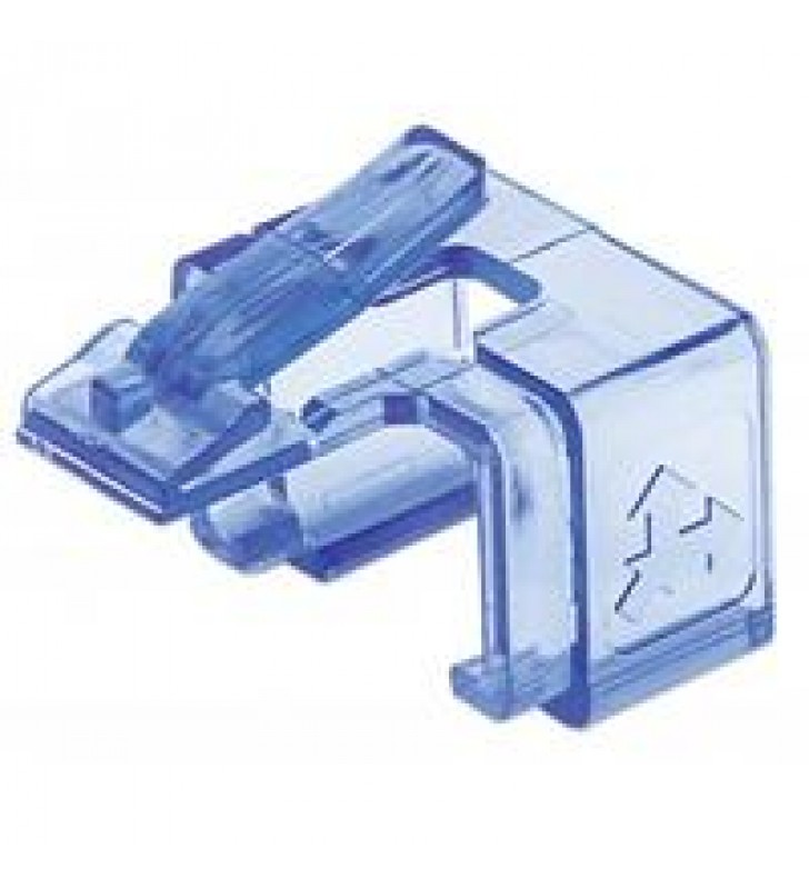 CLIP INTELLINET PARA REPARAR PLUG MODULARES RJ45 COLOR AZUL TANSPARENTE PAQUETE CON 50 PIEZAS