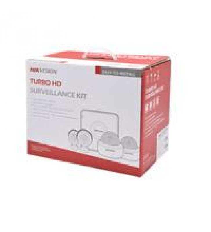 KIT DE CCTV HIK VISION / DVR 4CH / 4 CAMARAS TIPO BALA 1080P / 4 JUEGOS DE CABLE / FUENTE / NO INCLU