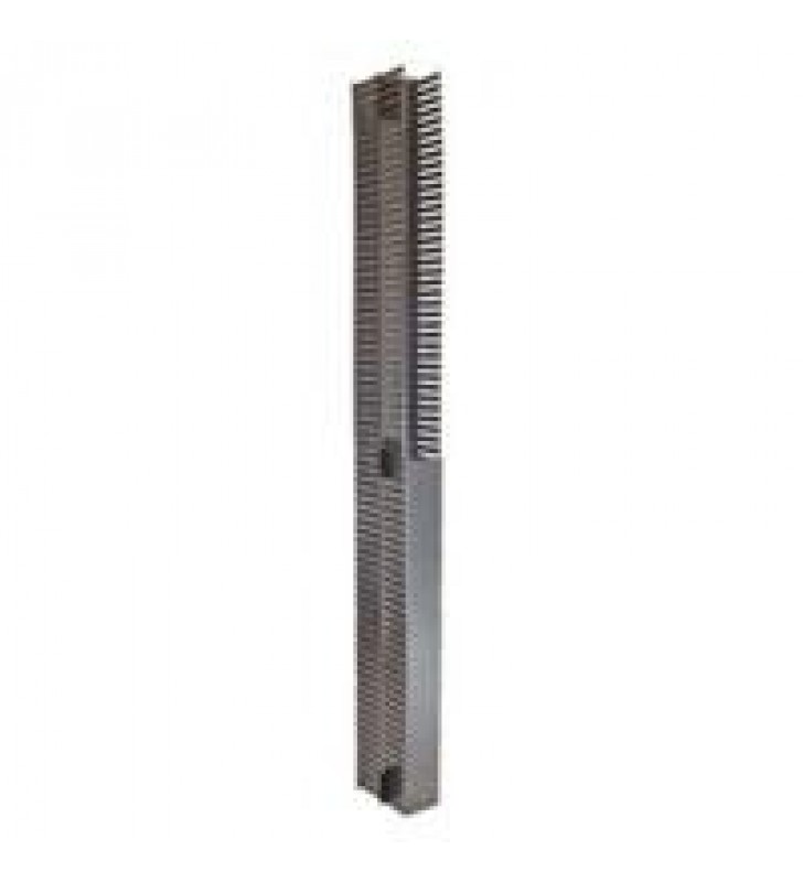 ORGANIZADOR DE CABLES NORTH SYSTEM VERTICAL DOBLE PARA RACK DE 7 PIES/ DUCTO 3X3/ COLOR NEGRO LISO