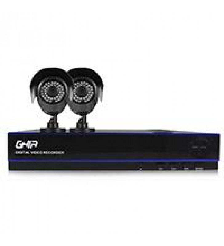 KIT GHIA DVR 4 CH PENTAHIBRIDO 1080P LITE / DISCO DURO 1TB ESPECIAL CCTV / HDMI/ VGA / 2 CAMARAS BAL