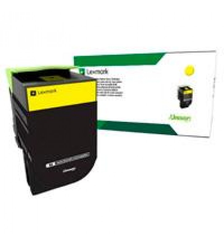 TONER LASER LEXMARK /COLOR AMARILLO/ 71B40Y0 / RENDIMIENTO ESTANDAR / HASTA 2300 PAGINAS / 55 DE COB