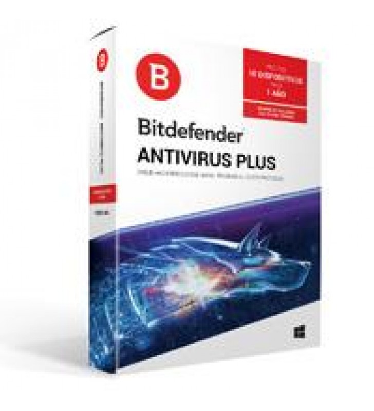 BITDEFENDER ANTIVIRUS PLUS 10 USUARIOS 1 ANO DE VIGENCIA (CAJA) BITDEFENDER ANTIVIRUS PLUS 10 USUARIOS 1 ANO DE VIGENCIA (CAJA)