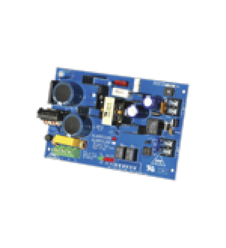 FUENTE DE ALIMENTACION TIPO TARJETA, SALIDA SELECCIONABLE DE 4 A@12 Y 24 VCC @ 3 A, CAPACIDAD DE RESPALDO, RELEY DE SUPERVISION