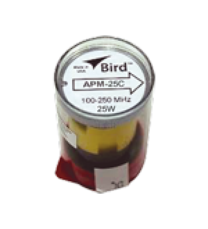 ELEMENTO PARA WATTMETRO BIRD APM-16, 100-250 MHZ, 25 WATT.
