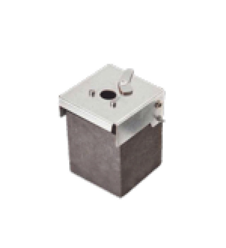 MOLDE DE GRAFITO VERTICAL UNION EN T VERTICAL DE CABLE DE 50MM? (PASANTE) CON VARILLA DE ?16 MM (TERMINAL).