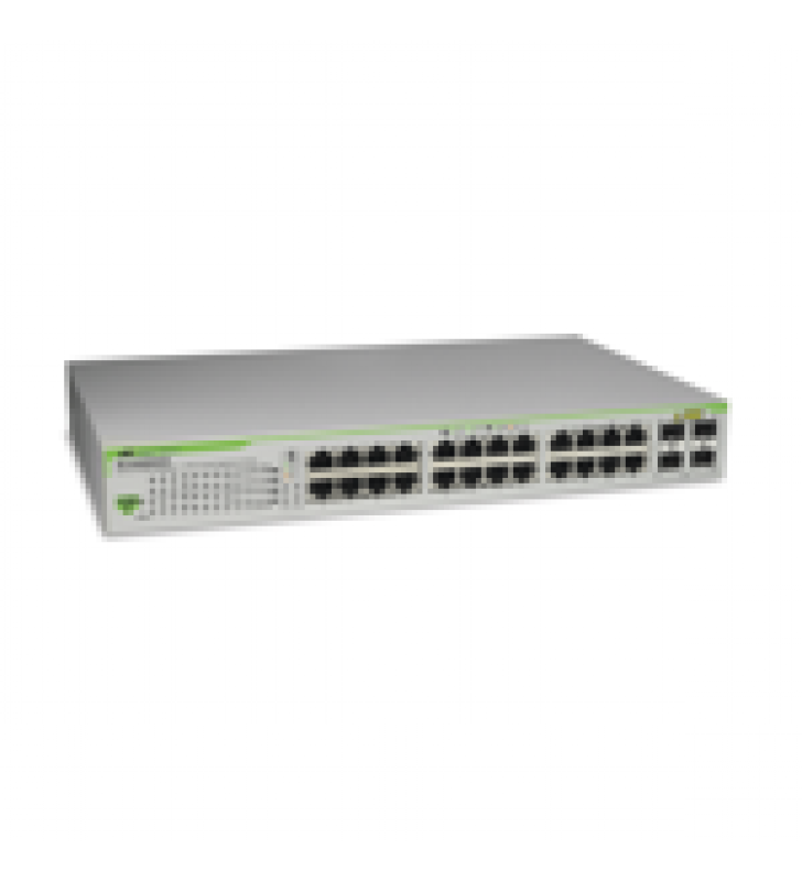 SWITCH GIGABIT WEBSMART DE 24 PUERTOS 10/100/1000 MBPS (4 X COMBO) + 4 PUERTOS GIGABIT SFP (COMBO)