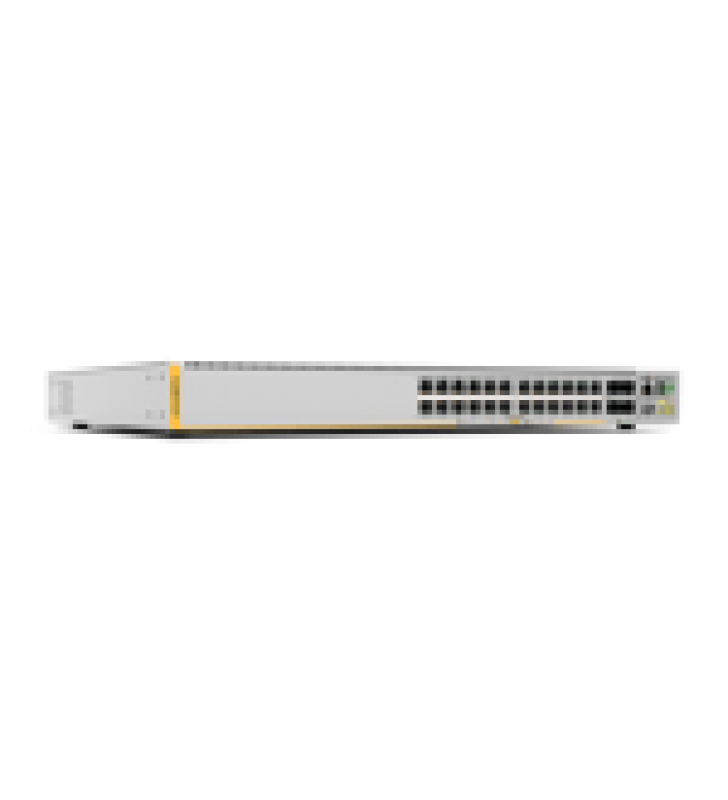SWITCH STACKEABLE CAPA 3, 24 PUERTOS 10/100/1000 MBPS + 4 PUERTOS SFP+ 10 G, FUENTE REDUNDANTE