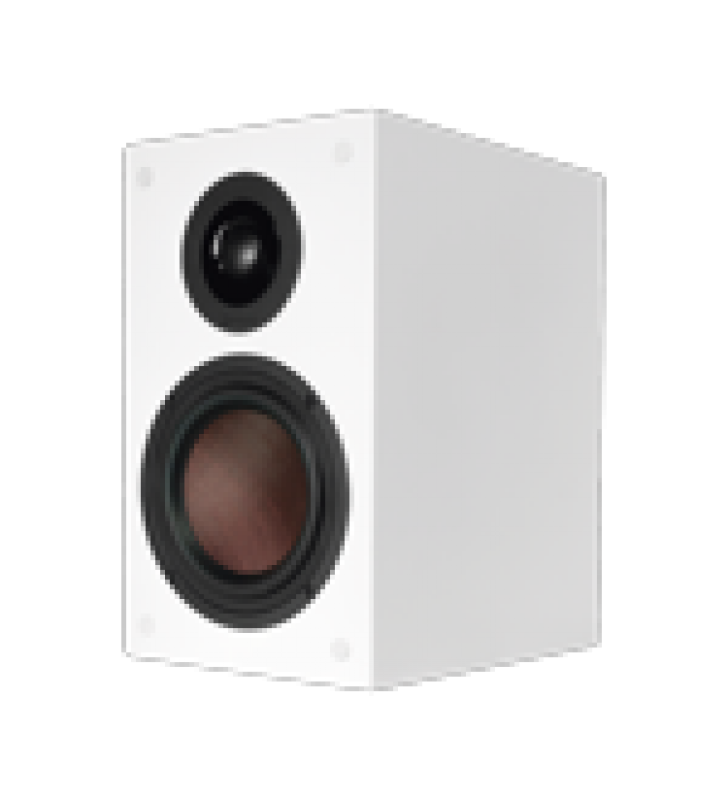 ALTAVOZ DE ESTANTERIA PREMIUM, 6.5 IN WOOFER, TWEETER DE 1IN, BLANCO