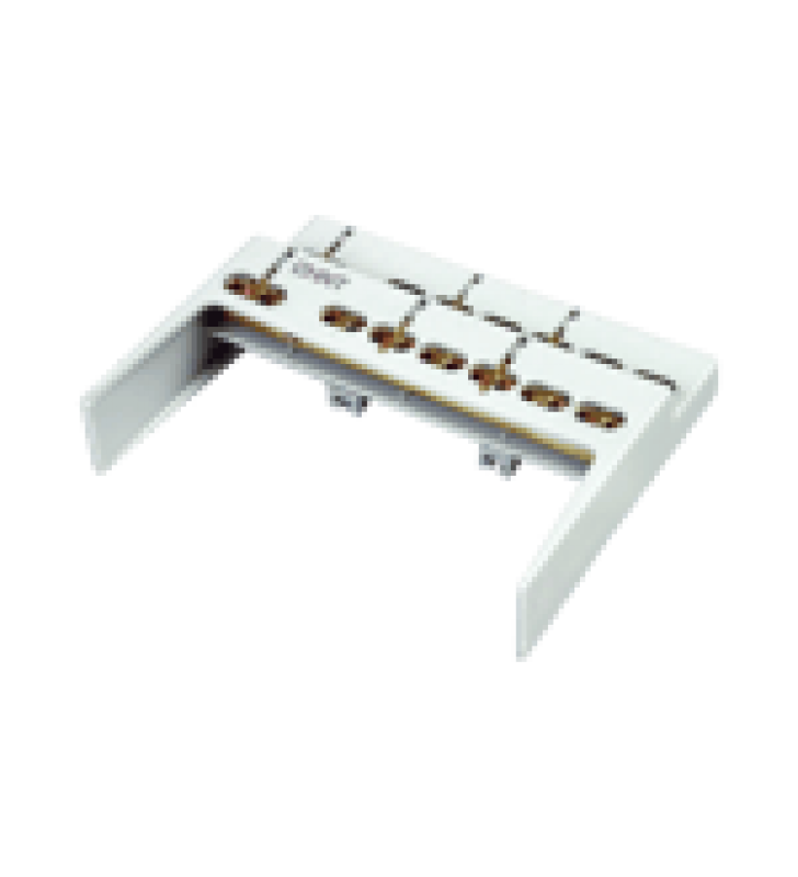 SOPORTE + BARRA DE CONEXION (4 MOD) (4+2 ENTR.) IP40