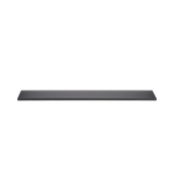 TAPA PARA CANALETA RANURADA, DE 4 IN DE ANCHO, 1828.8 MM DE LARGO, COLOR NEGRO