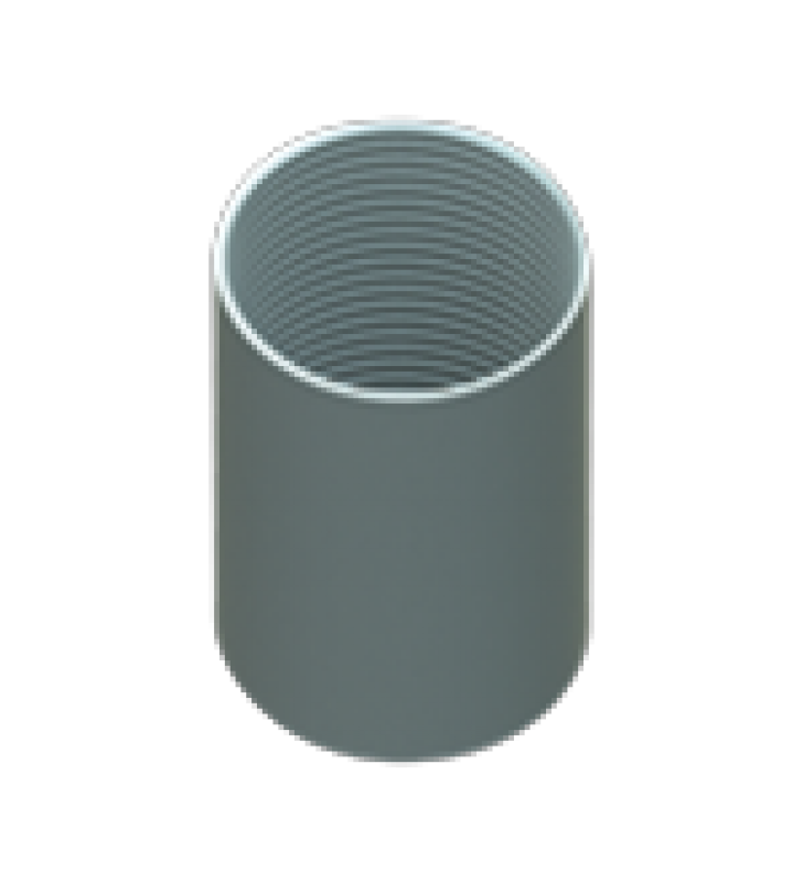 COPLE 1 1/2 (38MM) PARED GRUESA CON ROSCA GALVANIZADO ETIQUETA AMARILLA