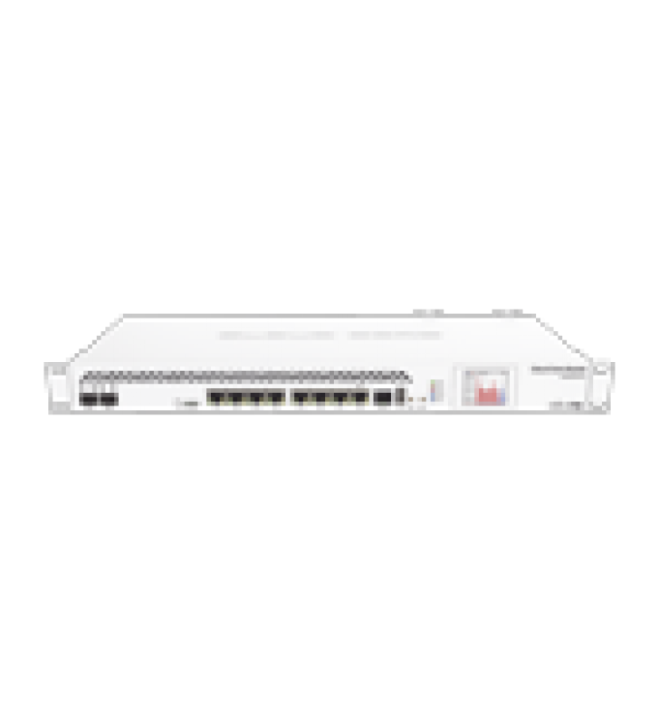 (CCR1036-8G-2S+) CORECLOUD ROUTER MIKROTIK, CPU 36 NUCLEOS, 8 PUERTOS GIGABIT, 2 PUERTOS SFP+