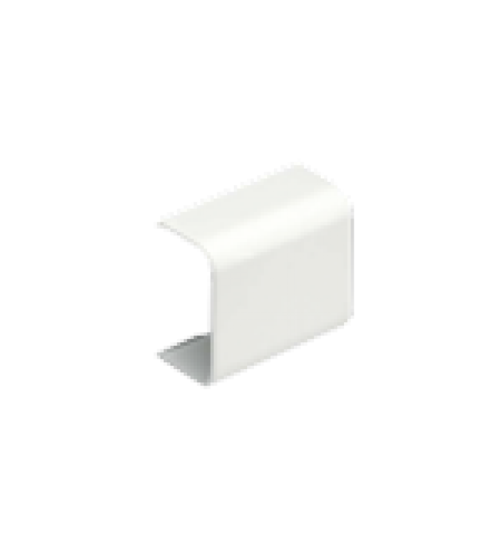 UNION RECTA, PARA USO CON CANALETA LD10, MATERIAL ABS, COLOR BLANCO MATE