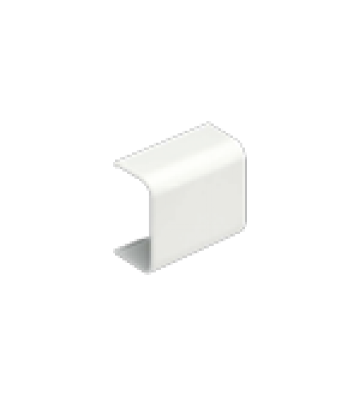 UNION RECTA, PARA USO CON CANALETA LD5, MATERIAL ABS, COLOR BLANCO MATE