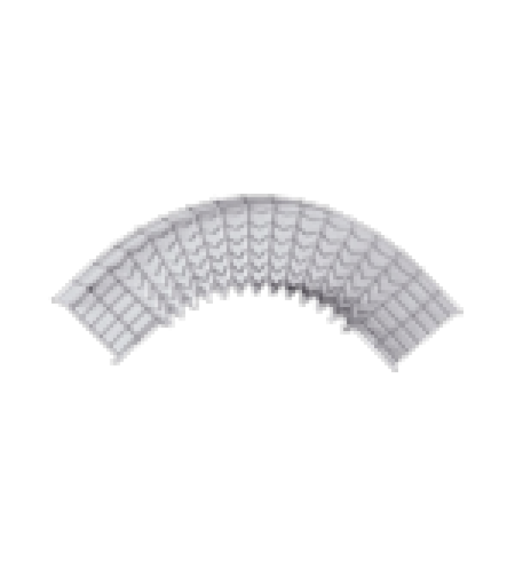 CURVA PRE-FABRICADA DE 90 GRADOS 54/200 MM DE ANCHO