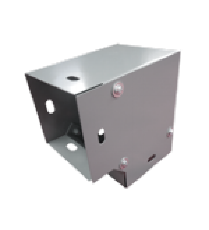 DERIVACION CODO HORIZONTAL DE 90 GRADOS 100 X 100 MM, FABRICADO EN LAMINA DE ACERO AL CARBON