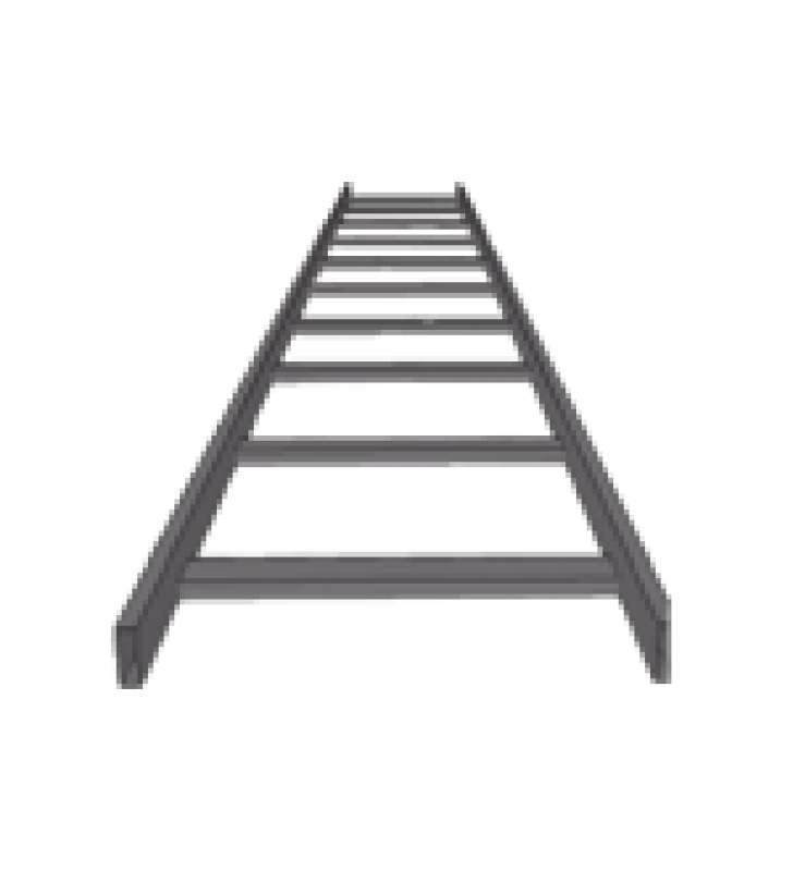 ESCALERA TUBULAR, TRAMO RECTO EPOXICA DE 1.5 DE PERALTE  X 12 DE ANCHO, TRAMO DE 3 M, IDEAL PARA CENTROS DE DATOS
