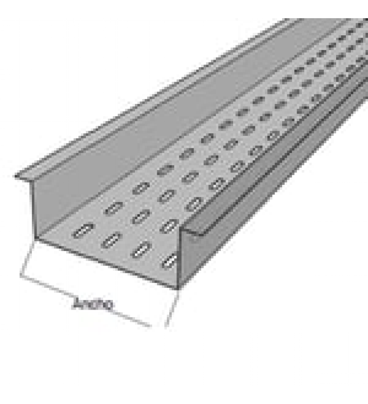FONDO PERFORADO PERFIL Z ANCHO DE 4 X 9 MATERIAL ALUMINIO, INCLUYE TORNILLERIA