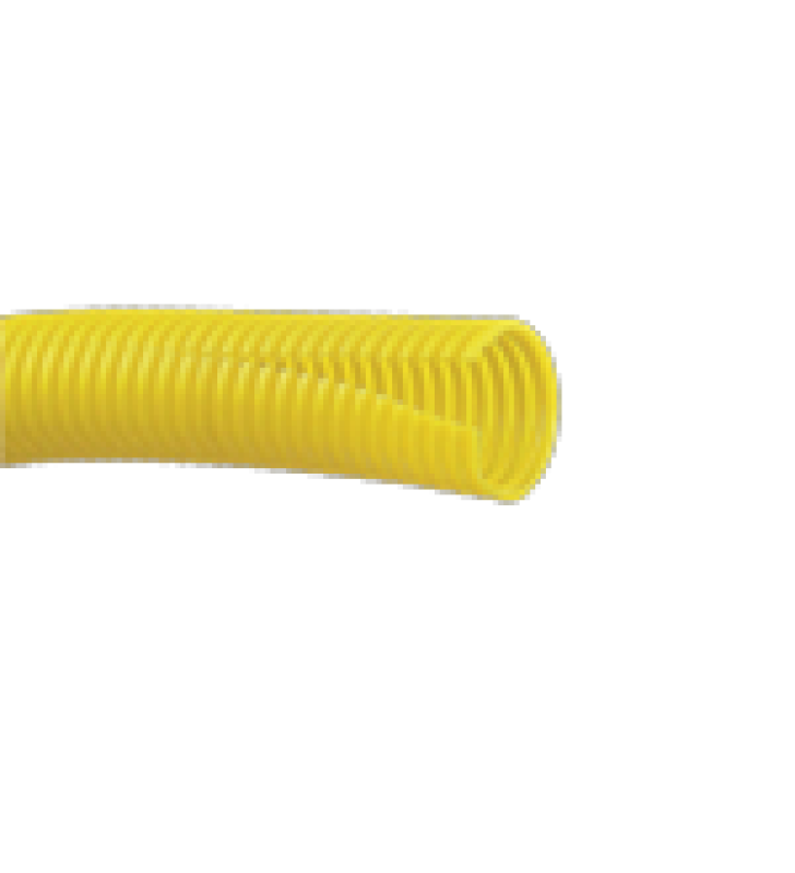 TUBO CORRUGADO ABIERTO PARA PROTECCION DE CABLES, 1.50IN (38.1 MM) DE DIAMETRO, 3.1 M DE LARGO, COLOR AMARILLO