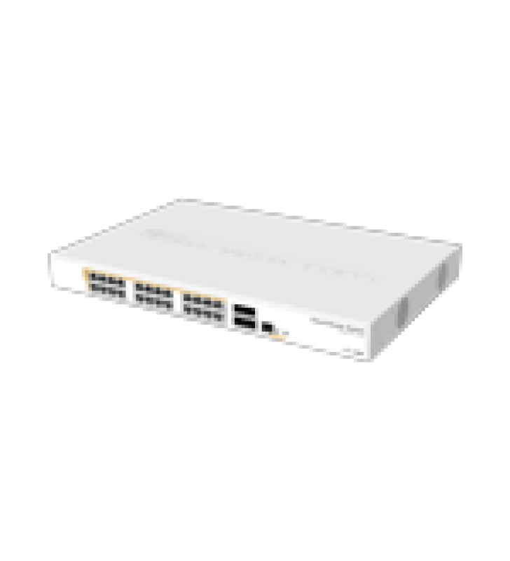CRS328-24P-4S+RM - 24 PORT GIGABIT ETHERNET ROUTER/SWITCH WITH FOUR 10GBPS SFP+