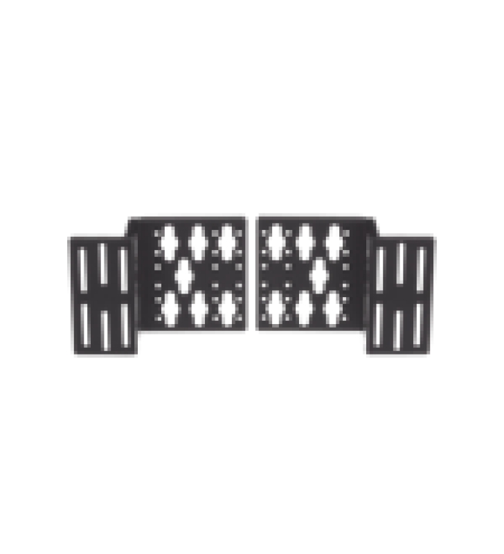 KIT DE SOPORTES PARA INSTALACION DE PDUS VERTICALES, EN RACKS DE 4 POSTES DE PANDUIT, COLOR NEGRO