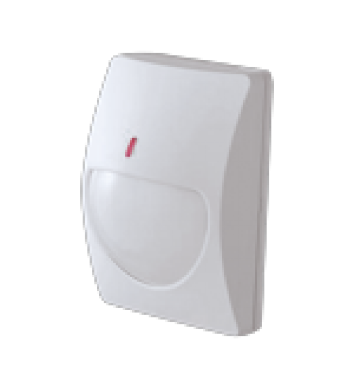 SENSOR DE MOVIMIENTO PIR / USO EN INTERIOR/ ALTA COBERTURA HASTA 15 M / COMPATIBLE CON CUALQUIER PANEL DE ALARMA / ALAMBRICO