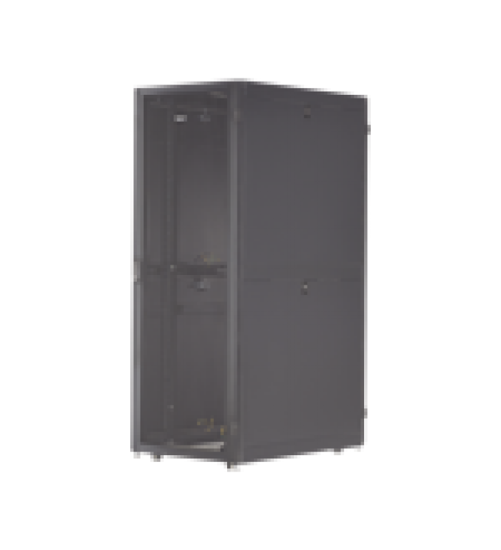 GABINETE NET-VERSE PARA CENTROS DE DATOS, 45UR, 600MM DE ANCHO, 1200MM DE PROFUNDIDAD, FABRICADO EN ACERO, COLOR NEGRO