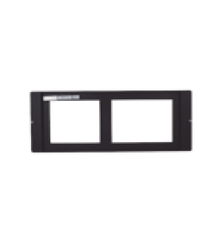 PLACA DE 1 FILA PARA DVC / COLOR NEGRO