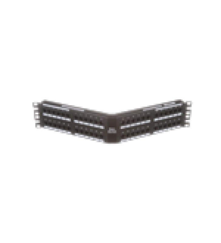 PANEL DE PARCHEO DE IMPACTO (110), ANGULADO, CATEGORIA 6, DE 48 PUERTOS, 2UR