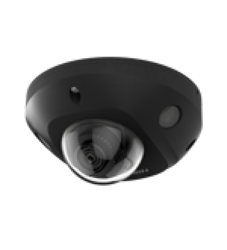 MINI DOMO IP 4 MEGAPIXEL / COLOR NEGRO / LENTE 2.8 MM / MICROFONO INTEGRADO / 30 MTS IR EXIR / EXTERIOR IP67 / IK08 /  WDR 120 DB / POE / VIDEOANALITICOS (FILTRO DE FALSAS ALARMAS) / ULTRA BAJA ILUMINACION / ENTRADA Y SALIDA DE AUDIO Y ALARM