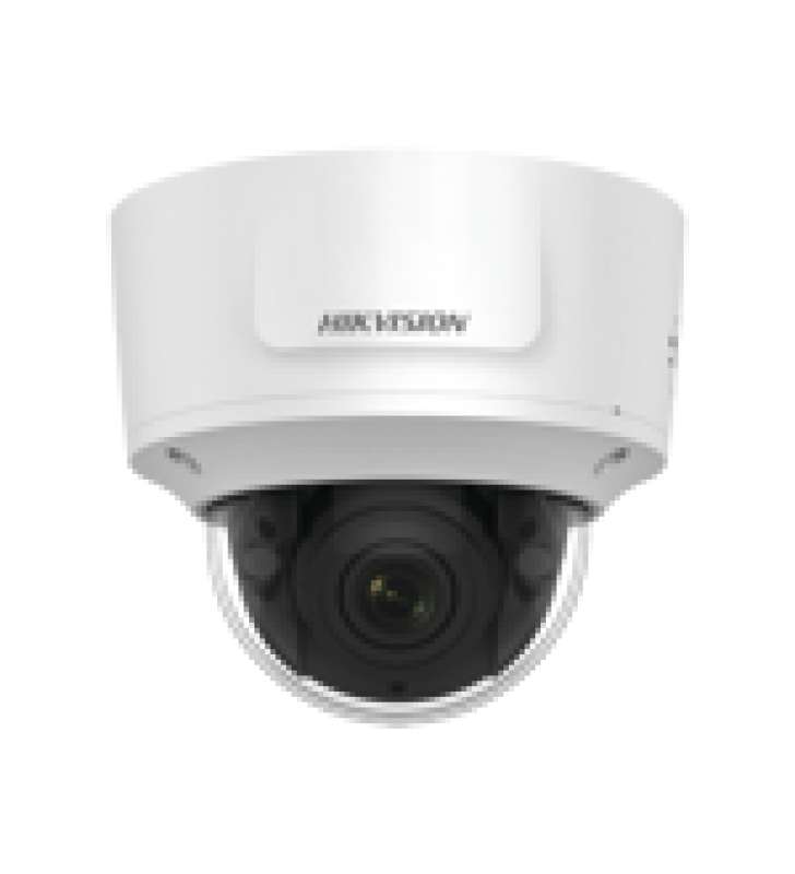 DOMO IP 6 MEGAPIXEL / LENTE MOT. 2.8 A 12 MM / 30 MTS IR EXIR / EXTERIOR IP67 / IK10 / WDR 120 DB / POE / AUDIO Y ALARMAS / VIDEOANALITICOS INTEGRADOS