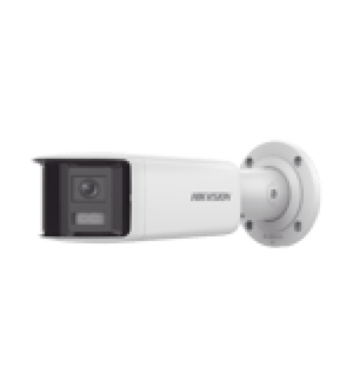 [ PROTECCION ACTIVA ] BALA IP PANORAMICA 4 MEGAPIXEL / 180? / LENTE 2.8 MM / IMAGEN A COLOR 24/7 / POE / WDR 130? / IP67 / ACUSENSE / PROTECCION ACTIVA (LUZ ESTROBOSCOPICA Y ALARMA AUDIBLE) / 40 MTS LUZ BLANCA