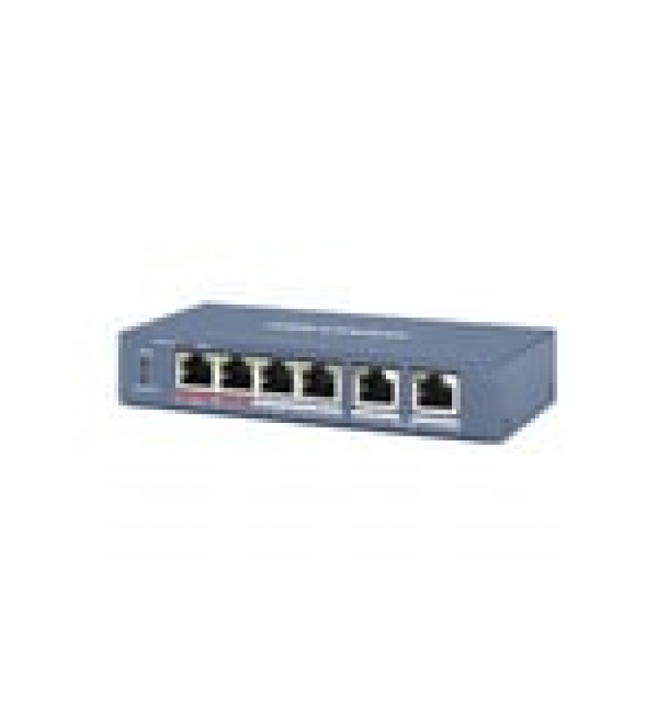 SWITCH POE+ / NO ADMINISTRABLE / 4 PUERTOS 10/100 MBPS POE+ (HASTA 300 M) + 2 PUERTOS 10/100 MBPS UPLINK /  35 W